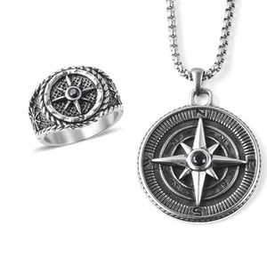 Thai Black Spinel Stainless Steel Set